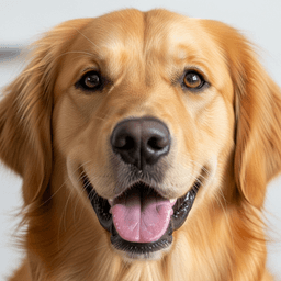 Friendly dog face
